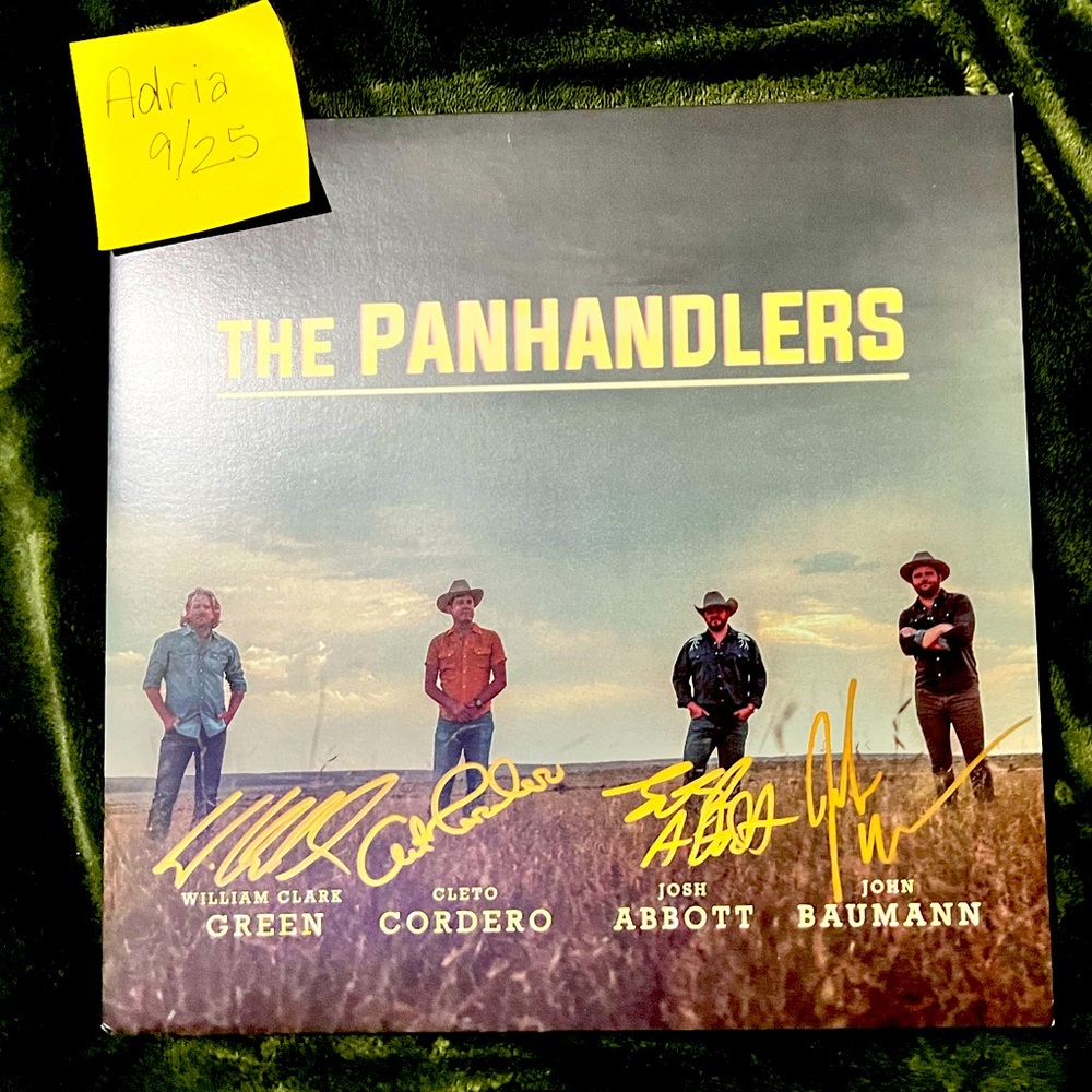 The Panhandlers -The Panhandlers ** Signed by all four Panhandlers 2020 released